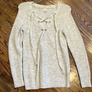 A New Day Tie Up Sweater